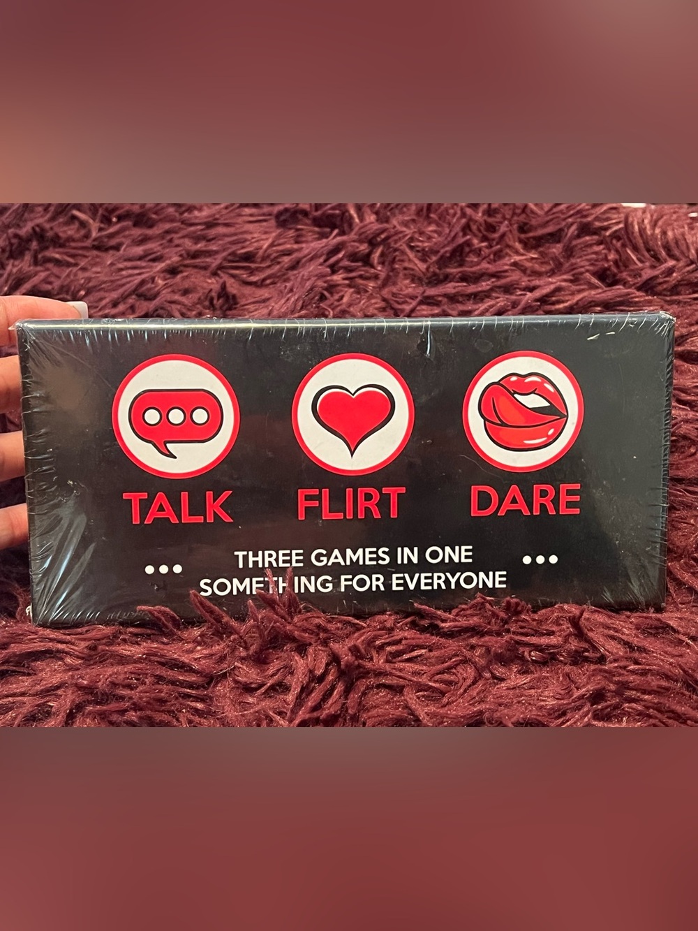 Flirt Party Game - Black and Red Edition